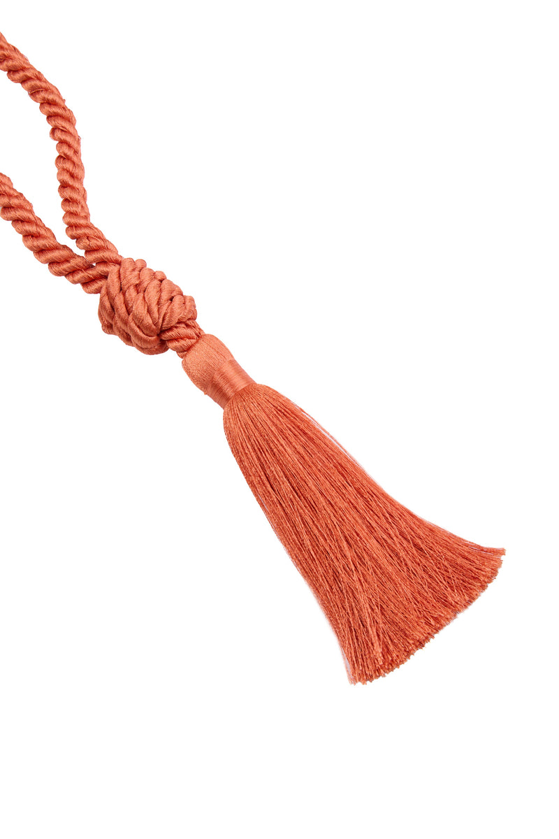 Terracotta Cord Belt