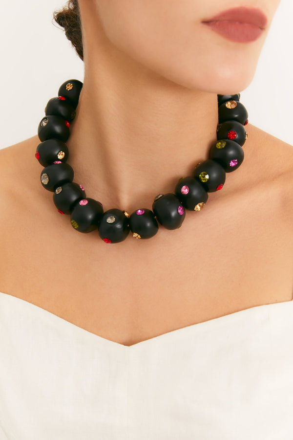 Black Taro Necklace