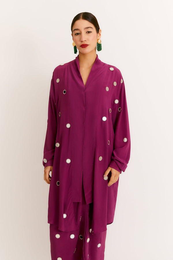 Galle Grape Dress