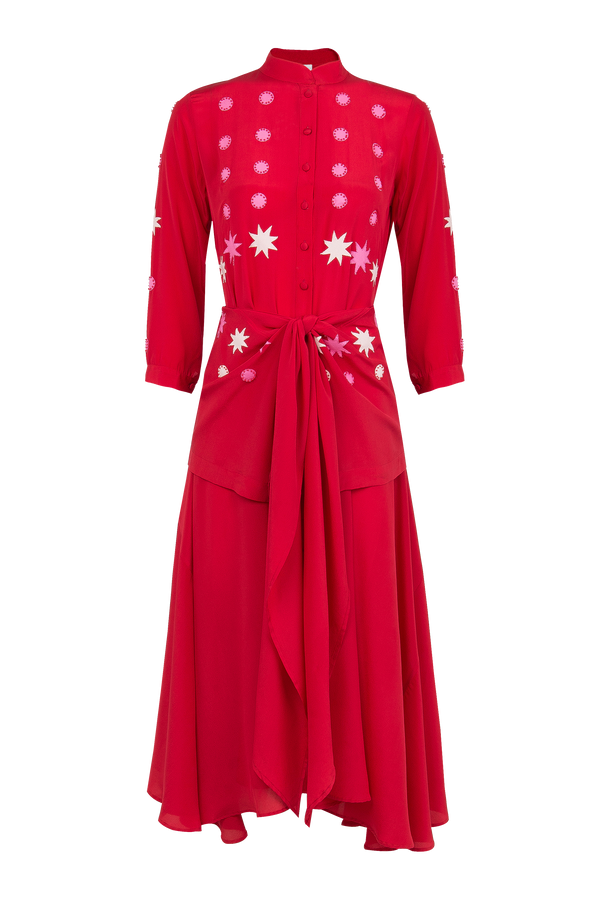 Embroidered Kashgar Dress